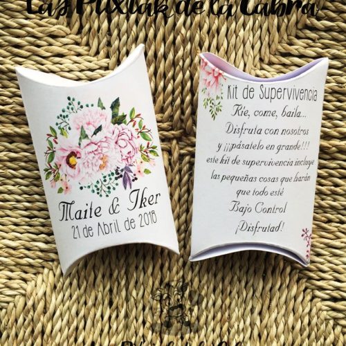 Maite&Iker Detalles de boda en papel con diseño personalizado