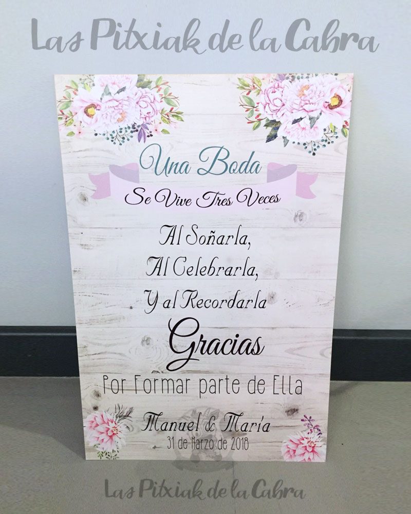 Detalles de boda en papel bienvenidos cartel de boda
