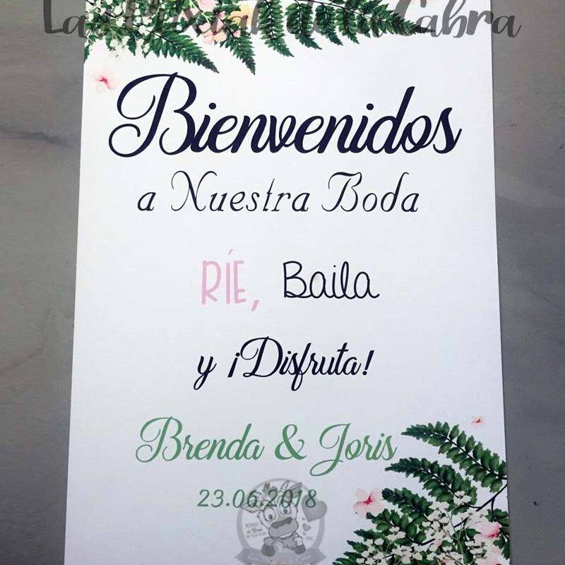 Cartel para Bienvenida Comunión - Las Pitxiak de la Cabra