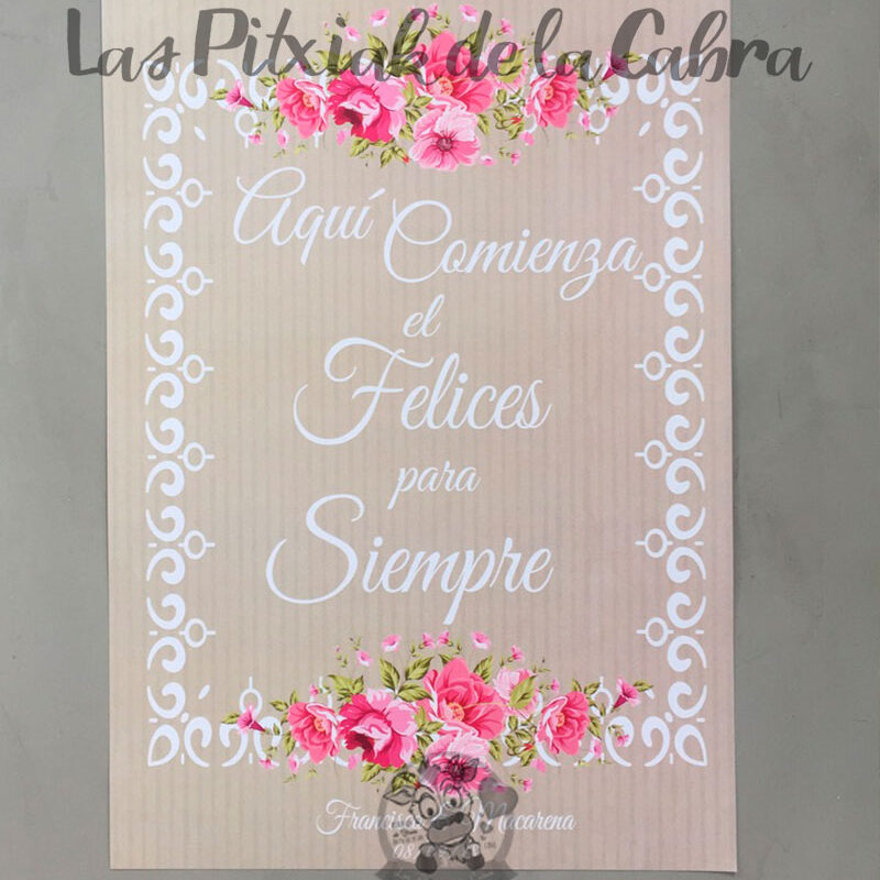 Cartel para Bienvenida Comunión - Las Pitxiak de la Cabra