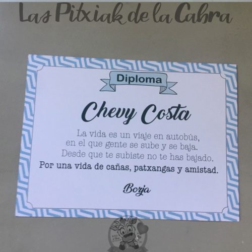 Diploma para el mejor amigo en la boda