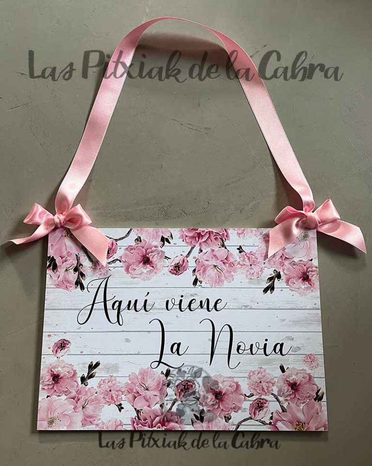 Cartel Novia Almendro Las Pitxiak De La Cabra