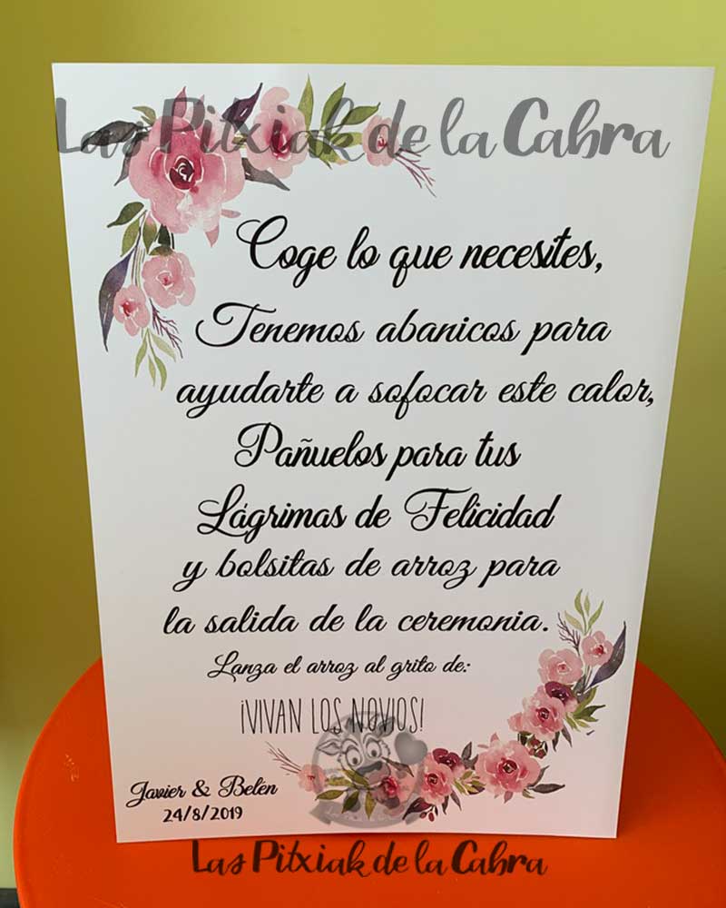cartel flores