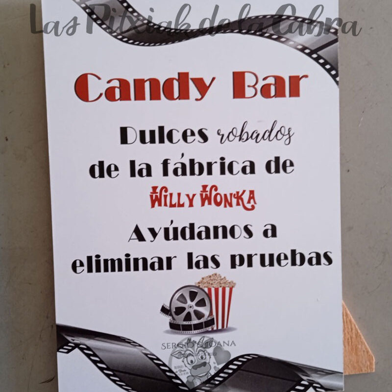 Cartel Candy Bar Cine