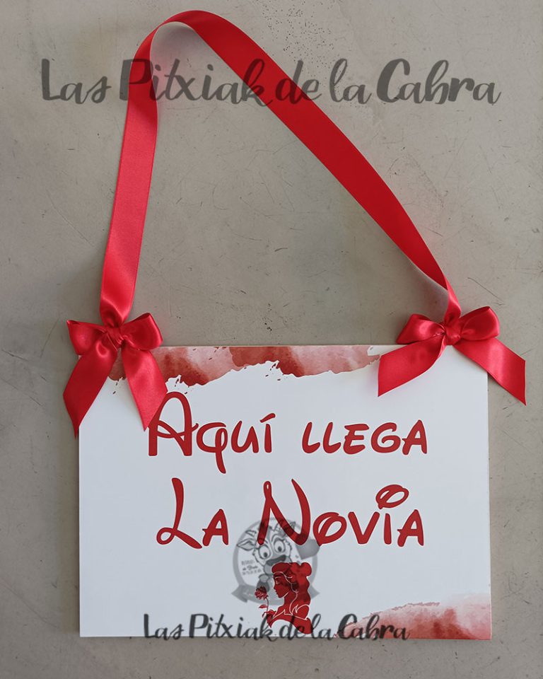 Cartel Novia Bella Las Pitxiak De La Cabra